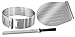 Zenker Stainless Steel Layer Cake Slicing Kit with 12