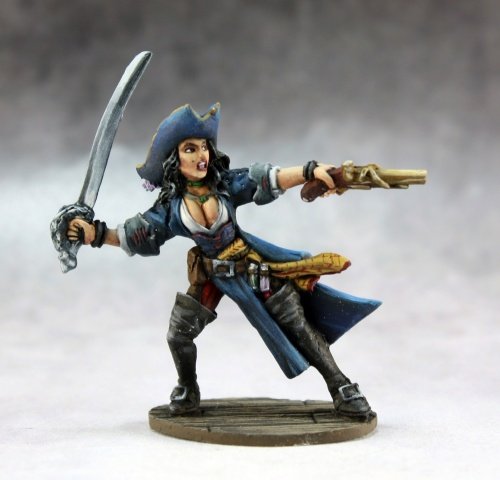 Dark Heaven Legends Elizabeth Pirate Captain Miniature Reaper