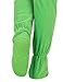 Footed Pajamas - Emerald Green Adult Hoodie Fleece