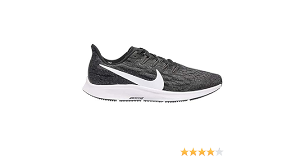 nike air zoom pegasus 36 black white thunder grey