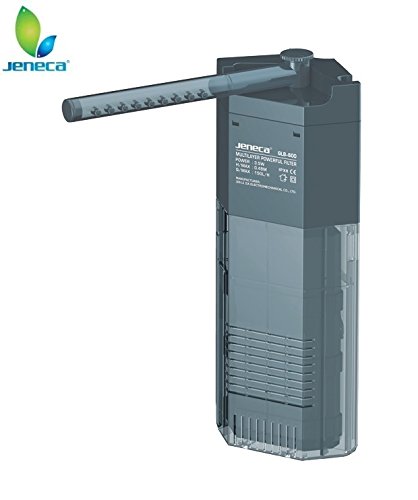 takestop/&reg; Filtro 3 in 1 JENECA GLB-600 Effetto Pioggia Cascata Pompa AERATORE Interno 3.5W 150Lh Acquario SOMMERGIBILE Pesci Dolce SALATA
