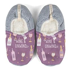 DEMDACO Wine & Unwind Purple Plush Soft Fleece