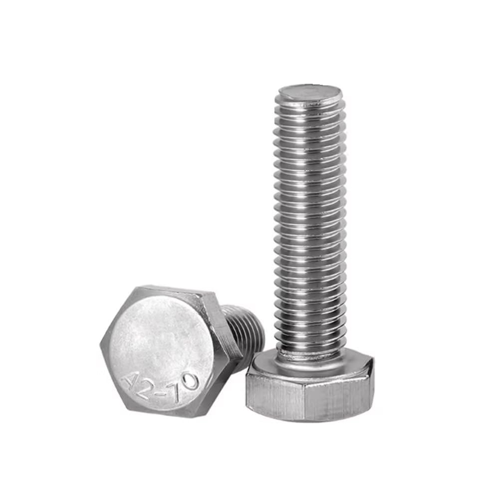 SYDARSYN Hex Bolt Stainless Steel (A2) Fully Threaded Mechanical Screws Hexagon Set Screws M18x40mm (1 pcs)