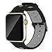 Oitom 38mm Soft Breathable Silicone Replacement Wristband Straps with Plated TPU Protective Case for Apple Watch Nike+,Series 1,Series 2,Sport,Apple Watch Edition M/L Size (Black/Grey 38mm)