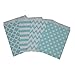 Biodegradable Paper Candy Cookie Bags, NUIBY Food Safe Favor Bags, Buffet Treat Bags for All Party Loot Bags - 100 Counts, Assorted 4 Designs (Turquoise)