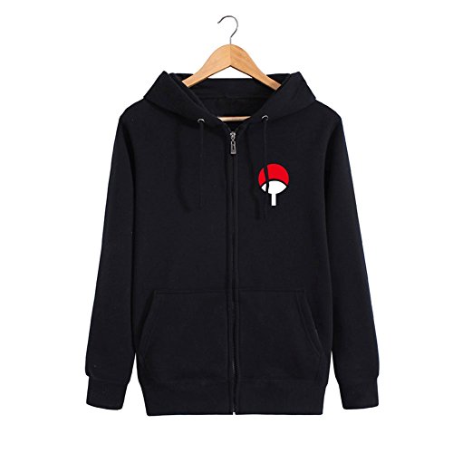 Weimisi Naruto Anime Zip-up Hoodie L