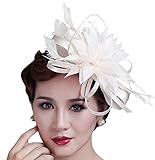 Fascigirl Flower Fascinator Wedding Hair Clip Headpiece Cocktail Party Headwear