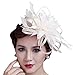 Fascigirl Flower Fascinator Wedding Hair Clip Headpiece Cocktail Party Headwear