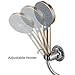 LEEFE Vacuum Suction Cup Shower Head Holder with Swivel, Adjustable Removable Handheld Showerhead & Bidet Sprayer Adhesive Wall Mount Bracket - NO Drill, Heavy Duty, Waterproof, Reuseable