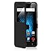 IVSO BLU Vivo XL 2 Case - [View Window] [Stand View] [Full Range Protection] Ultra-thin Super Magic Folio Stand Case for BLU Vivo XL 2 / BLU Vivo XL2 Phone(Black)