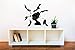 BooDecal Beauty Salon Makeup Women Silhouette Removable Wall Decals Murals Stickers for Bedroom Shop 22 inches x 21 inches