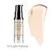 SACE LADY Full Coverage Under Eye Concealer Corrector Makeup Base, Waterproof Flawless Smooth Concealer for Cover Eye Dark Circles 6ml/0.20Fl Oz (01.Light Natural)