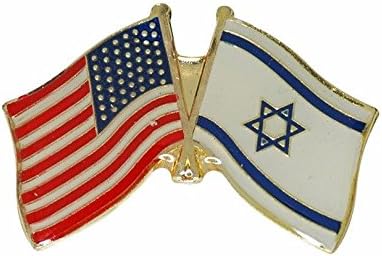 The Flag CompanyIsrael Usa Friendship Flag Enamel Badge Lapel Pin Israel United States Gift