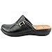 Clarks Leisa Belle Women Round Toe Leather Black Mules