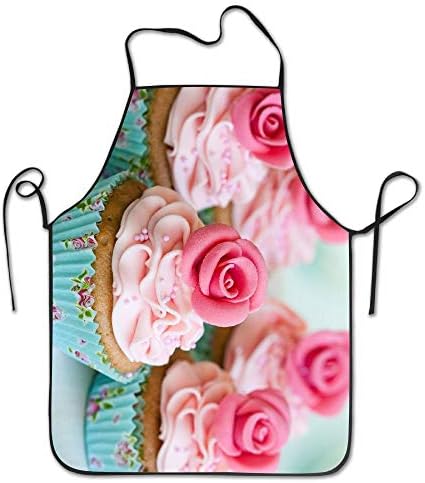 caldocaey Spring and Easter Cupcakes Deluxe Aprons Personalized Printing Kitchen Apron