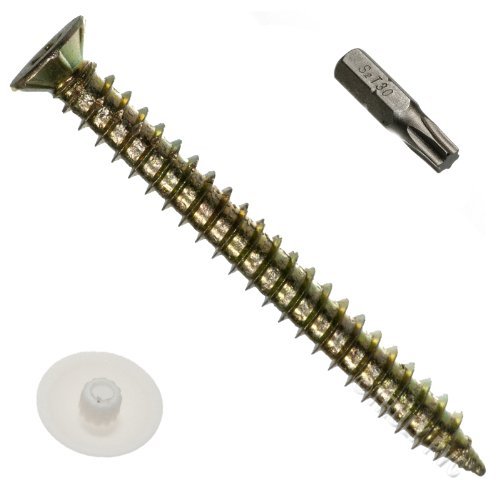 Buy 100 x Masonry/Concrete Frame Fixings/Anchors, 180mm x 7.5mm Screw