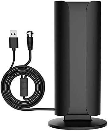 TV Antenna-[2020 Latest] Mini Vogue Indoor TV Antenna, Lengthy 120 Miles Vary, Highly effective HDTV Amplifer Singal Booster, Premium Coax Cable, Assist 4K 1080 Hearth TV Stick and All TV