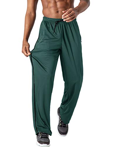 green athletic pants