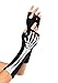 Leg Avenue Women's Skeleton Fingerless Gloves