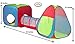 iTreasureLLC Play Tent Ball Pit for Toddler - Baby Tunnel Set for Indoor Outdoor - Pop Up Balls Pits Plays for Kids Children Boys Girls Bounce Playhouse Tents (3 Pc)