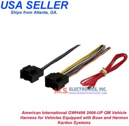 American International Gwh406 Gm/pontiac 06-07 W/ Standard & Bose/hk Systems