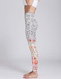 Hioinieiy Pantalones de yoga florales de cintura alta para dama Varios estilos Leggings de entrenamiento