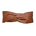 Colorful House Womens Faux Leather Wrap Around Obi Style Waist Band Belt (Brown Faux Leather)