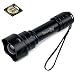 UniqueFire T20 IR 850nm Zoomable Focus LED Infrared Flashlight丨 38MM Lens Adjustable Illuminator Torch for Night Vision Scopes - 3 Switching Modes with Memory Function