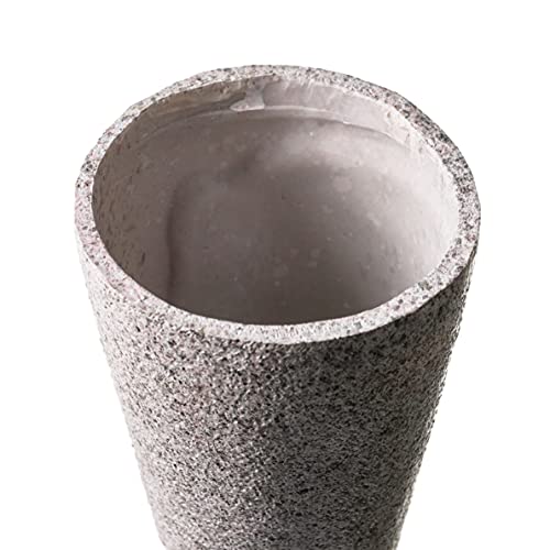 Everlasting Silk Flowers Cemetery Vase with Stakes Plastic Flower