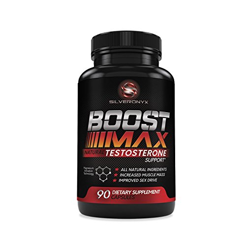 BOOST MAX - 100% Natural Testosterone Booster for Men - Increase Energy, Strength, Stamina & Performance for Best Muscle Growth - Promotes Libido & Healthy Sex Drive - 90 Test Boost Pills