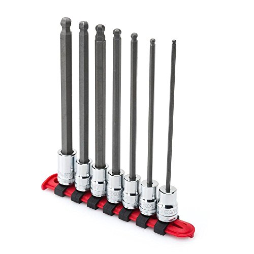 Click Here to See More Images 3/8 in. Drive Metric Long Ball Hex Bit Socket Set (7-Piece)
