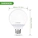 Ustellar 6 Pack 5W G25 E26 LED Bulbs, 40W Incandescent Bulb Equivalent, 450lm Vanity Light Bulbs, 270 Beam Angle, Globe Light Bulbs, Makeup LED Light Bulbs, Non-Dimmable, 5000K Daylight White