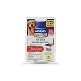 Adams Plus Flea and Tick Spot On for Dogs, Extra Large Dogs 61-150 Pounds, 3 Month Supply, With Applicator