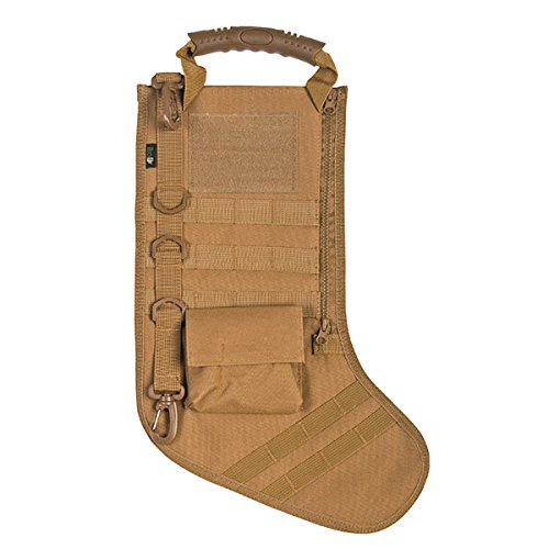 RUCKUP RUXMTSK Tactical Christmas Stocking, Full, Khaki