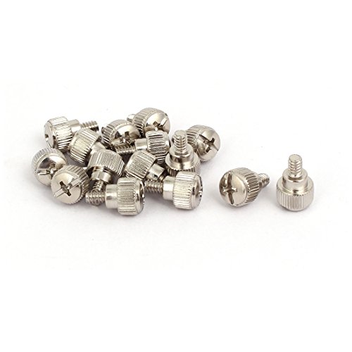 uxcell 15 Pcs M3.5x5mm Male Thread Metal Computer Desktop PC Case Thumb Screws