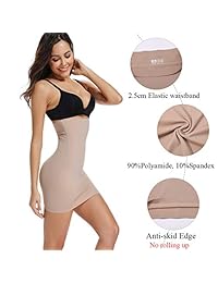 Media pantufla para debajo de los vestidos, control de barriga, sin costuras, adelgazante, moldeador