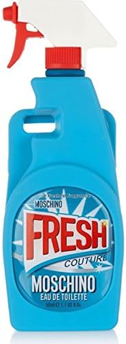 Soft Silicone Fresh Blue Spray Bottle Case for iPhone 7Plus 7+ Large Size Shockproof Shock Drop Resistant Protective 3D Huge Fun Special High Fashion Luxury Designer Gift Girls Women Teens Guys Men