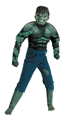Boys Hulk Muscle Kids Child Fancy Dress Party Halloween Costume