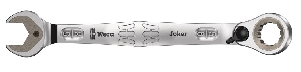Wera 05020080001 Ratcheting Combination Wrench Joker 5" reversible/8x213mm, Black, 5/8"