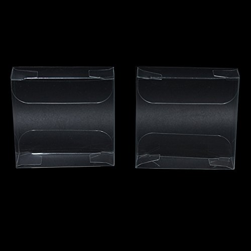Multiple Usage Clear Plastic Retail PVC Packaging Boxes for Wedding Party Birthday Favor Transparent Cube Jewellery Decorative Accessories Take Out Container (100, 2.0x2.0x0.6 inch(5x5x1.5 cm))