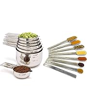 Simply Gourmet Stainless Steel Measuring Cups - Measuring Cup Set for Cooking & Baking