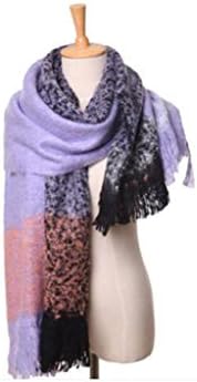 WE&ZHE Women's Shawl Scarf Dual-use soft Fashion Popular Keep warm Thickened Large size Autumn and winter , 2#