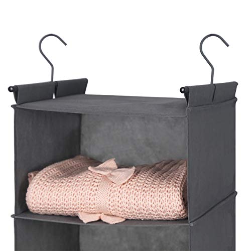 MAX Houser 6 Tier Shelf Hanging Closet Organizer, Closet Hanging Shelf