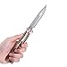 COLORMAP Butterfly Knife Blunt Practice Knife Foldable Training Knives with Zinc Alloy Handle and Stainless Steel Blade