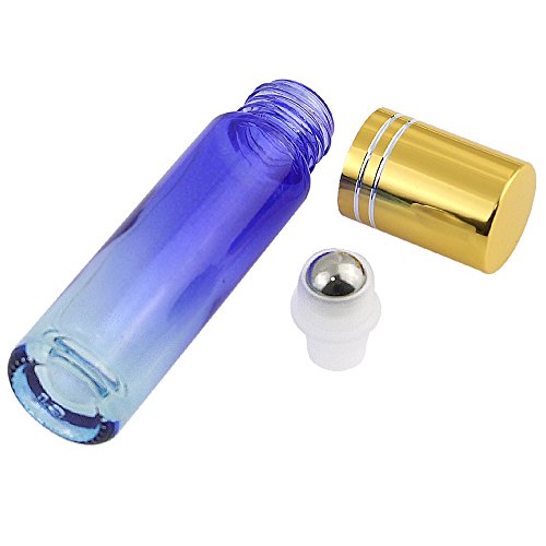 36pcs Glass Roller Bottle for Essential Oil 10ml with Glass Pipettes, Plastic Funnels, Opener and Label by Superlele - Thumbnail 6