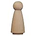 Wood Doll Bodies - Large Woman/Angel - 3-9/16 inch, 50 Pack
