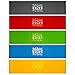 Workout Resistance Loop Bands for Legs - Premium Exercise Bands - Set of 5