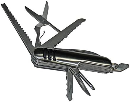 HUALEE Multi tool Multi Knife with 11 In 1 Function Perfect for Household, Camping,Hiking, Hunting, etc