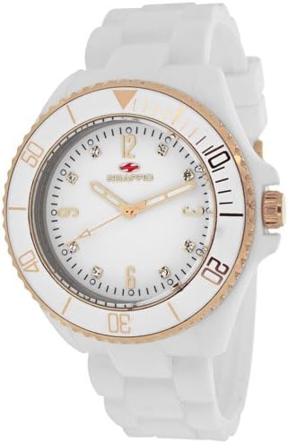 Seapro Women's SP7413 Bubble Analog Display Swiss Quartz White Watch