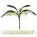 2 Artificial Green Flower Orchid Phalaenopsis Leaves Decorative Potted Plant Leaf Arrangement